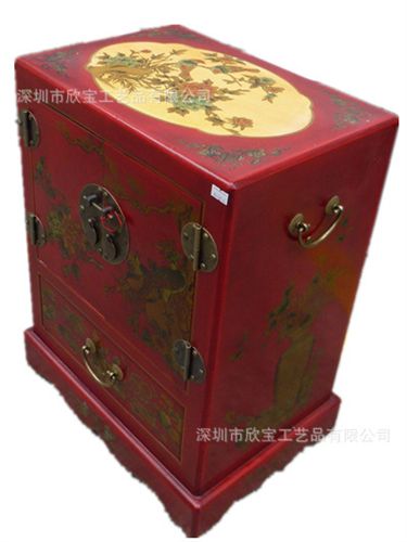 皮革仿古工藝 批發(fā)仿古家具飾品仿古皮盒  開蓋元寶盒