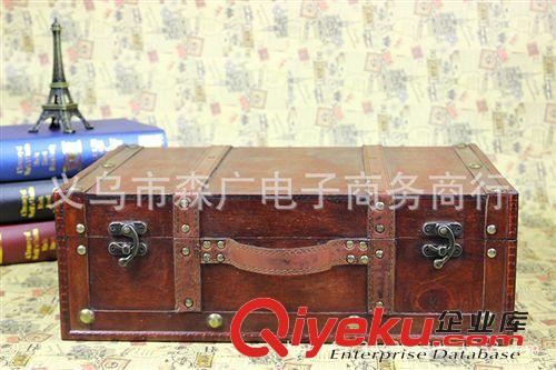 傳承經(jīng)典~仿古工藝lhz 歐式手提箱 木制 Wooden box 收納箱 復(fù)古木箱 儲(chǔ)物箱 創(chuàng)意禮品