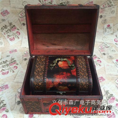 百寶盒L大(常銷款) 復(fù)古zakka 仿古工藝品 中國風(fēng) 創(chuàng)意懷舊首飾盒 復(fù)古做舊家居飾品