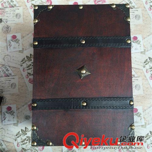 百寶盒XL加大(必備款) 熱銷(xiāo)義烏新款仿古木盒Wooden box 仿古工藝品 復(fù)古首飾盒廠家直銷(xiāo)