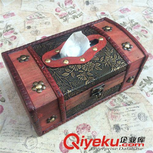家用紙巾盒 紙巾盒 木質(zhì) 優(yōu)質(zhì)仿古 復(fù)古木制家居用品 抽紙盒 定做 創(chuàng)意餐紙盒原始圖片3