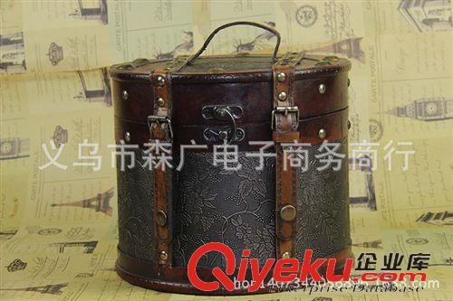 橢圓形木盒 熱銷義烏仿古木盒Wooden box 仿古工藝品 創(chuàng)意首飾盒廠家直銷原始圖片2