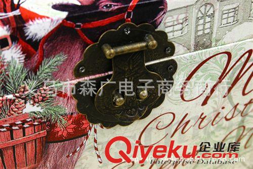 圣誕禮品盒 精美圣誕禮盒 復(fù)古卡通百寶箱木質(zhì)收納箱 木質(zhì)工藝品 廠家批發(fā)原始圖片3