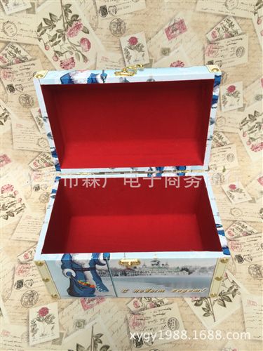 圣誕禮品盒 2014義烏爆款圣誕禮盒 時尚首飾收納盒 圖案可定制 歐式創(chuàng)意木盒原始圖片3