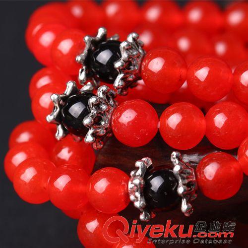 1月新款 天然水晶寶石 五行108顆佛教轉(zhuǎn)運(yùn)珠手鏈 繞四圈 精美個(gè)性定制原始圖片2