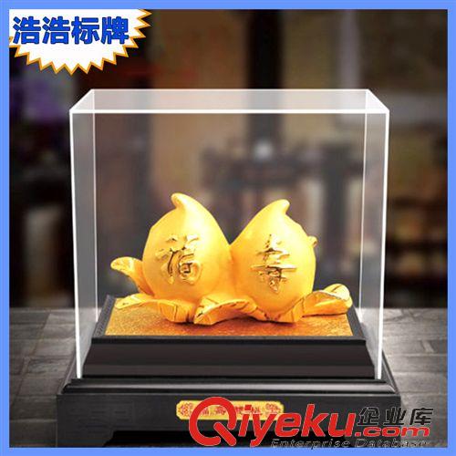 絨沙金工藝品 生產(chǎn)供應(yīng) 福壽雙桃絨沙金2014新品 結(jié)婚禮物創(chuàng)意擺件