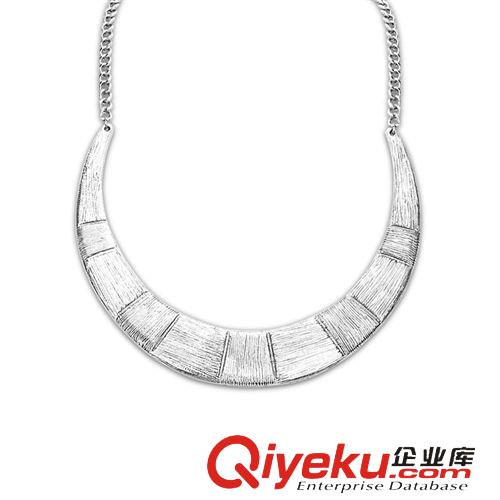 金屬促銷（85折） 2014歐美新款 半圓形合金項(xiàng)鏈  飾品批發(fā)進(jìn)貨原始圖片3