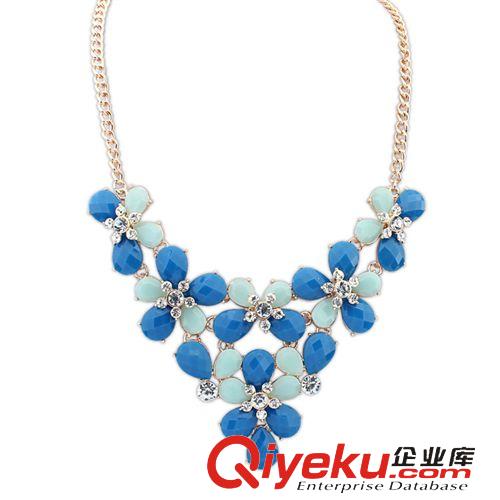 項(xiàng)飾系列 2014新品 歐美新款蝴蝶花朵波西米亞項(xiàng)鏈 歡迎全球采購商加盟原始圖片2