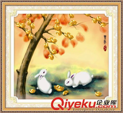 絲蒂爾5D-動物系列 【誠招網店代理】絲蒂爾5D十字繡SDR5D386財源滾滾（生態棉）