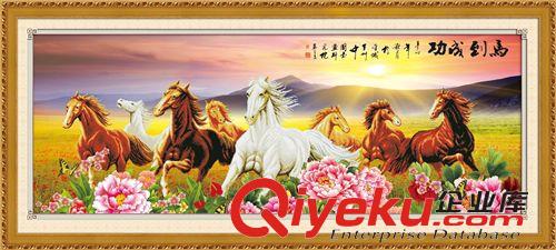 絲蒂爾5D-動物系列 絲蒂爾5D立體十字繡SDR5D123馬到成功（富貴堂皇）(生態棉)