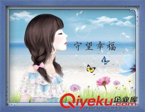 絲蒂爾5D-人物系列 【誠招網店代理】絲蒂爾5D立體十字繡SDR5D026守望幸福(生態棉）