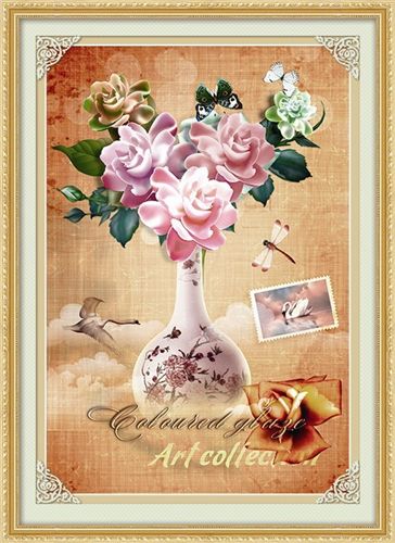 絲誒爾5D-花卉系列 【誠招網店代理】絲蒂爾5D立體十字繡SDR5D420香韻（生態棉）