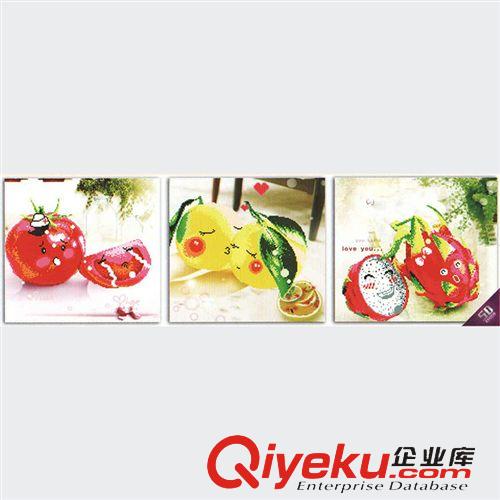 免燙5D鉆石畫 14年 6-7月 5D免燙室內裝飾品 DIY立體魔方三聯畫字繡 廠家直銷批發采購
