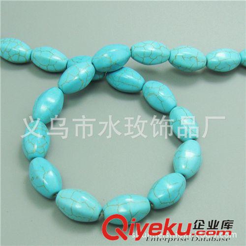 绿松石系列 Turquoise DIY手工串珠手链材料散珠配件 合成绿松石六角米珠散珠 TS47