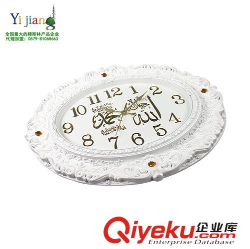 家居飾品 阿拉伯工藝掛鐘簡(jiǎn)約家庭風(fēng)格客廳書(shū)房大堂穆斯林古蘭經(jīng)文廠家供應(yīng)原始圖片3