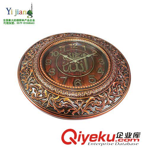 家居飾品 穆斯林 鐘表 復(fù)古掛鐘 清真寺禮堂 大時鐘 義烏企業(yè)直銷 承接外貿(mào)原始圖片2