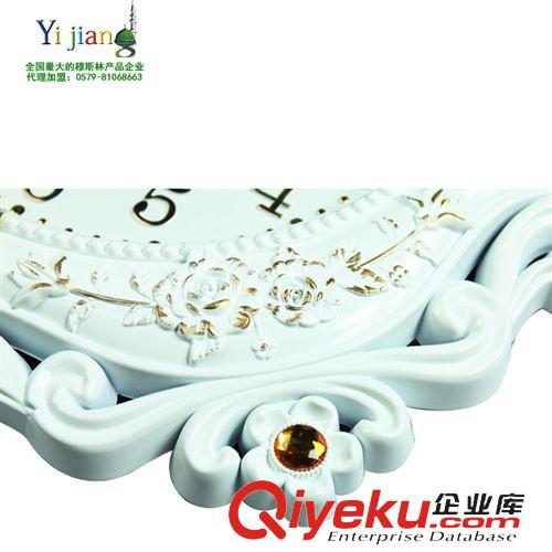 家居飾品 簡約時尚家庭工藝阿拉伯清真寺穆斯林古蘭經(jīng)文掛鐘YJ-GZ013原始圖片3