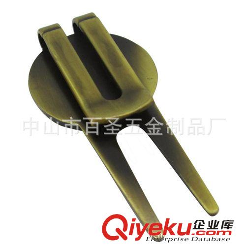 開瓶器 中山百圣專業(yè)訂做高爾夫球叉 金屬球叉 電鍍貼紙球叉供應(yīng)原始圖片3