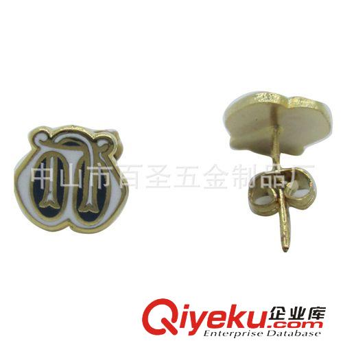 飾品/精品 供應(yīng)精品青銅材質(zhì)軟琺瑯耳針   有色金屬飾品