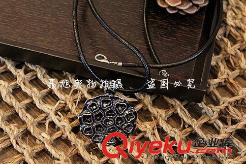 飾品 蓮蓬合金毛衣鏈長掛件項(xiàng)鏈頸鏈裝飾鏈蓮藕文藝森林系森女原始圖片2