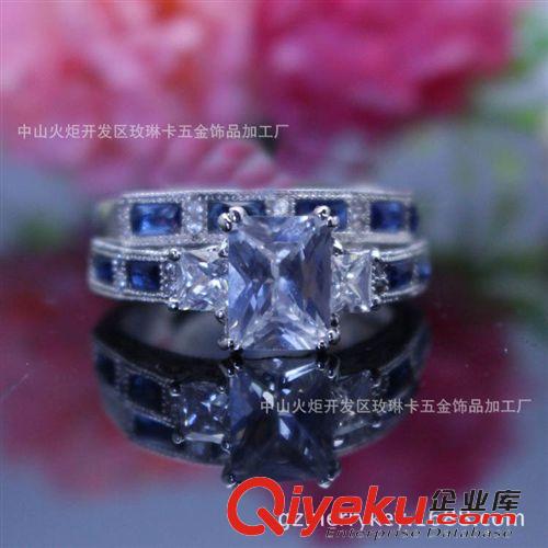 10月新品 歐美暢銷手飾首飾批發(fā)zp銅鑲鋯石結(jié)婚套戒gd手飾情侶戒指批發(fā)