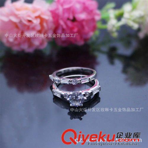 戒指 爆款推薦新款時尚套戒指環多款套戒白金色百搭指環時尚潮人必備