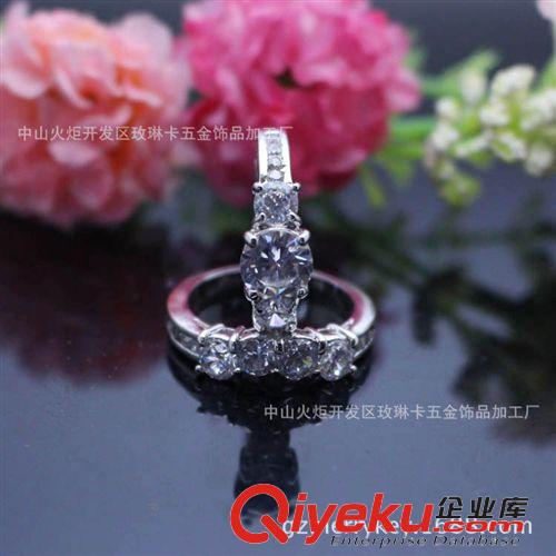 戒指 韓國新款戒指時尚套戒結婚套戒男女指環gd保色銅戒指工廠批發