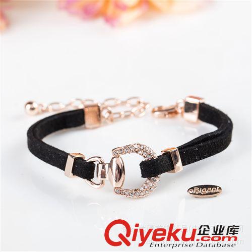 麗晶 伊泰蓮娜麗晶 雅致皮革系列 紳士風(fēng) 手鏈
