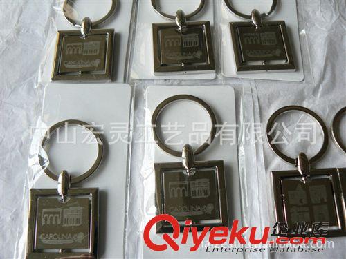 金屬鑰匙扣 廠家直銷方形金屬旋轉(zhuǎn)鑰匙扣 鋅合金鑰匙扣 促銷禮品 2013新款原始圖片2