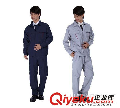 男式zp皮衣 專業生產歐美、日本春秋全棉工衣 工裝 工作服 連體服 工廠廠服原始圖片2