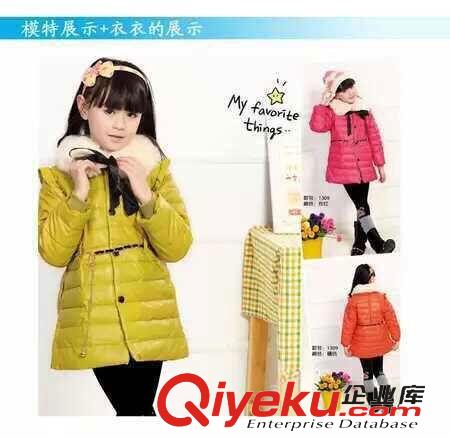 服裝飾品 冬季童裝羽絨服清倉 女式童棉衣棉服原始圖片2