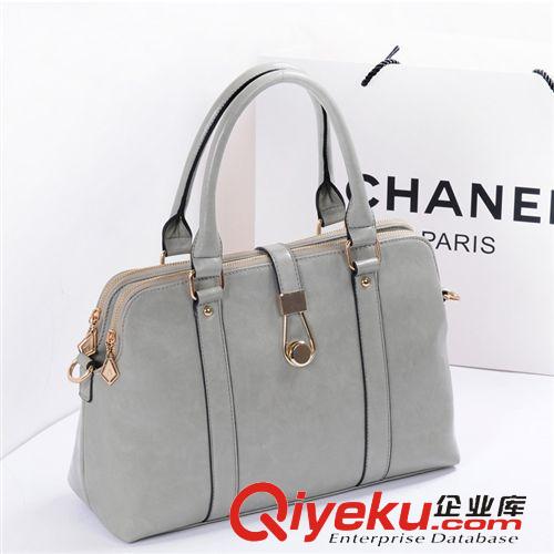 2114新品 2015夏新款赫本式千鳥紋黑白網(wǎng)格女士手提包手拎包斜挎包女士包包