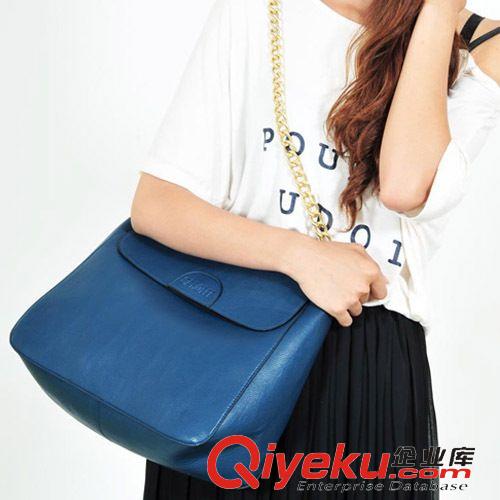 按面料選 女包批發(fā)供應(yīng)2015新款潮女鏈條包歐美時尚復(fù)古單肩手提包一件代發(fā)
