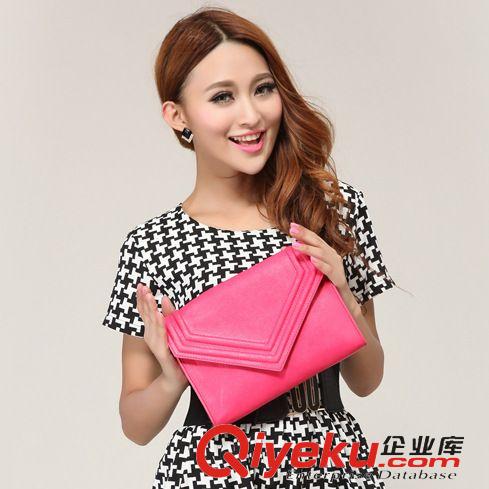 分銷產(chǎn)品 一件代發(fā)包包2015新款女韓女版糖果色單肩斜挎小包熒光鏈條信封包