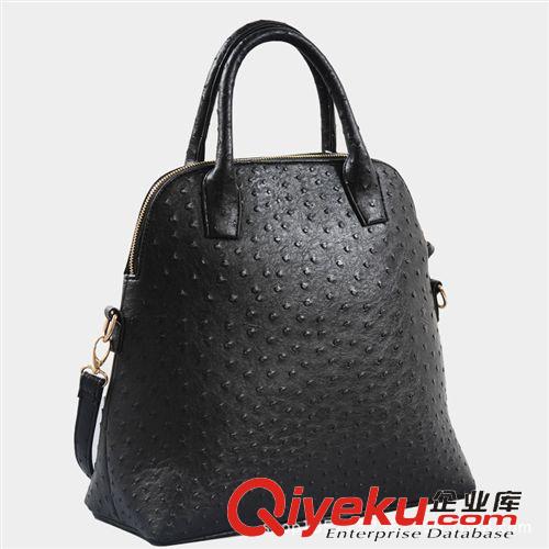 出口產(chǎn)品 歐美時尚2015秋冬新款鴕鳥紋貝殼包經(jīng)典dp單肩斜跨女包一件代發(fā)