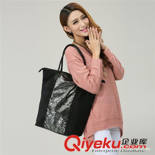 出口產品 dp女包一件批發2015年新款秋冬韓版潮時尚亮片手提包絨布單肩包