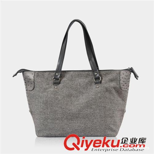 出口產品 韓版女包代銷2015秋冬新款時尚鴕鳥紋單肩手提包淘寶包包一件代發