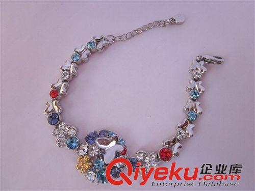  手鏈 熱銷首飾 zp花之城女式女款水晶飾品手鏈手飾 工廠直銷批發原始圖片2