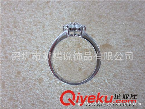 銅戒指 伊泰蓮娜  五星鉆戒指環 OL韓版時尚個性氣質女款戒指原始圖片3
