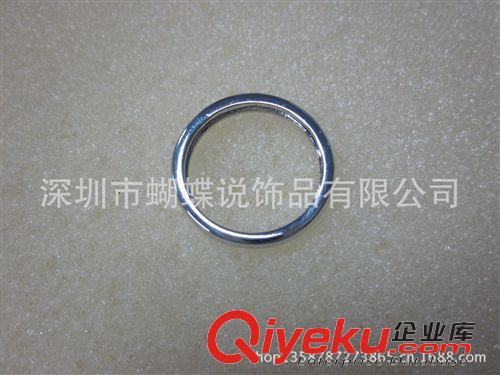 銅戒指 歐美  進口合金dp復古潮人鍍金情侶對戒光板女式指環戒指原始圖片3