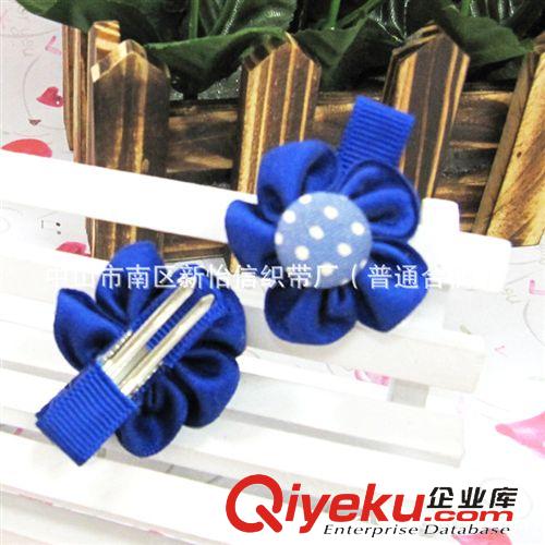 fk系列 【新怡信】韓版時(shí)尚布藝絲綢飾品發(fā)夾 蝴蝶型彈簧夾發(fā)飾頭飾批發(fā)