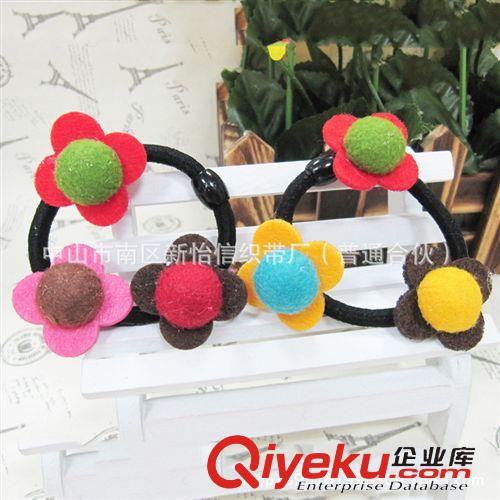 發(fā)圈系列 廠家低價(jià)處理 韓版發(fā)圈 發(fā)飾頭飾 柔美純色小花彩珠發(fā)繩發(fā)圈