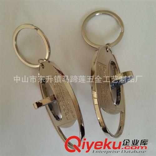 金屬鑰匙扣 制作創(chuàng)意旋轉(zhuǎn)車標(biāo)開瓶器原始圖片2