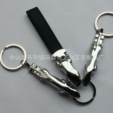 金屬鑰匙扣 熱銷金屬創意捷豹匙扣飾品工藝禮品促銷禮品贈品廠家直銷原始圖片2