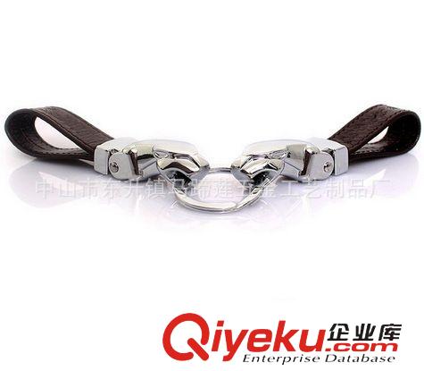 皮質鑰匙扣 廠家直銷皮質高檔捷豹鑰匙扣 真皮正品汽車鑰匙扣商務送禮原始圖片3