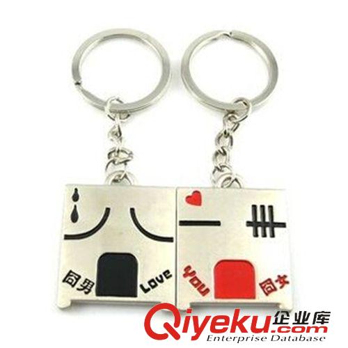 情侶鑰匙扣 廠家直銷  情侶鑰匙扣碗筷迷你可愛時尚韓版原始圖片2