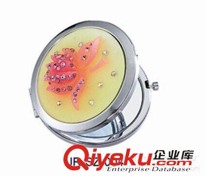 鏡子 長期生產(chǎn)滴膠金屬化妝鏡 折疊金屬鏡 雙面化妝鏡 高檔鏤空禮品鏡原始圖片2
