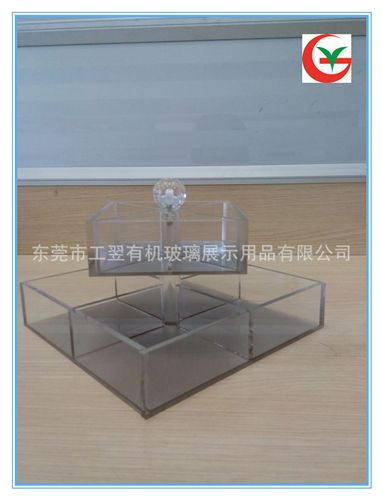 亞克力珠寶展示架 有機玻璃展示架 亞克力旋轉(zhuǎn)置物架 珠寶展示架原始圖片3