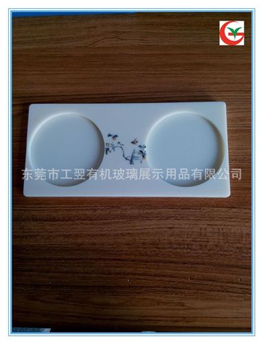 亞克力酒店用品 亞克力酒店用品 酒店專用漱口杯架 有機(jī)玻璃專用杯架 可印制Logo原始圖片2
