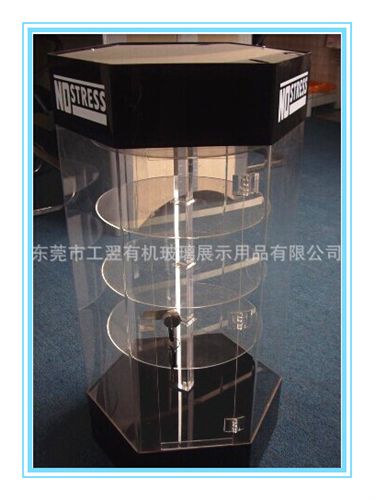 有機(jī)玻璃旋轉(zhuǎn)展示架 黑色亞克力旋轉(zhuǎn)展示架手動電動展示架